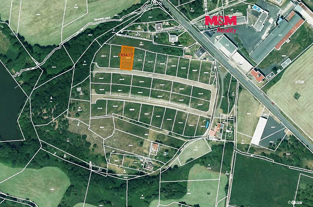 Prodej stavebního pozemku 1222 m²
